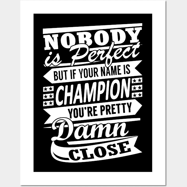 CHAMPION Wall Art by reginiamaxwell32